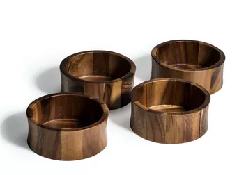 Individual Salad Bowl x 4 (size: )